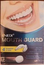 UNIEDI Mouth Guard for Grinding Teeth at Night, Sleep Guard 4 Pack NEW SEALED