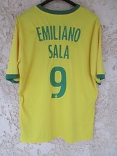 Maillot F.C NANTES émiliano SALA n°9 NEW BALANCE home football shirt jersey XL