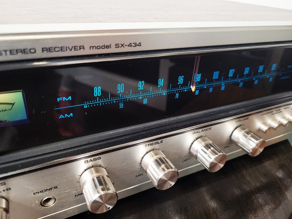 【動作確認済み】　パイオニア　SX-434 ステレオレシーバー　チューナー Pioneer パイオニア ステレオレシーバーアンプ SX-434 - メルカリ