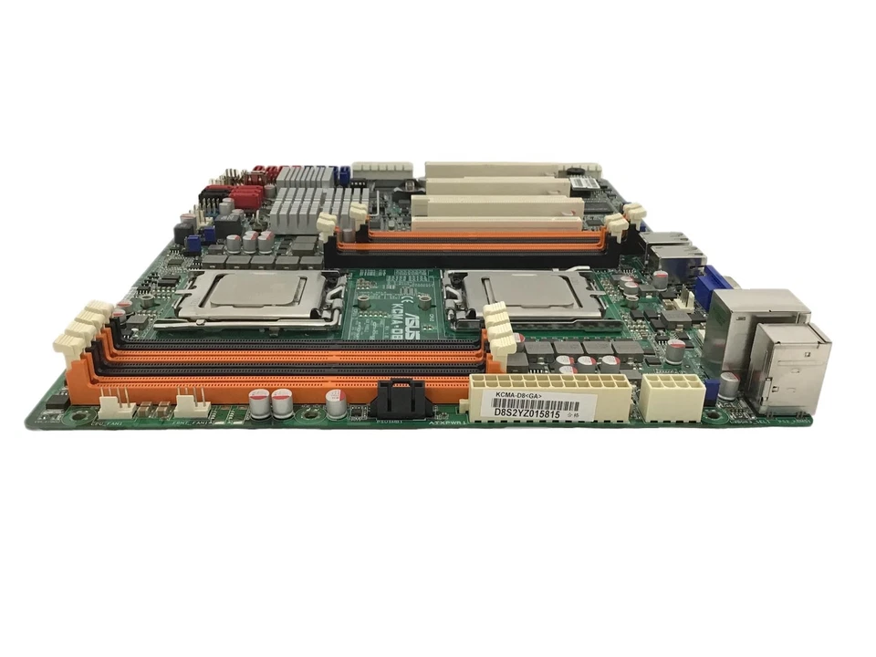 ASUS KCMA-D8 Dual Socket C32 DDR3 2x LAN IPMI Server Motherboard w/ Test AMD CPU - Image 4 of 4