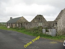 Photo 6x4 Derelict house at Pennycraig Bridgend/Beul an Atha On the A846 c2014