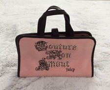 Vtg. Y2K Juicy Couture Mon Amour Makeup/Cosmetic/Toiletry Travel Bag w/Handles