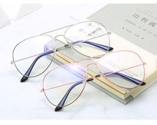 Unisex Retro Vintage Metal Frame Nearsighted Minus Distance Myopia Glasses-0.5 6