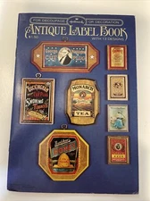 Hallmark Antique Label Book For Decoupage Or Decorations 13 Designs