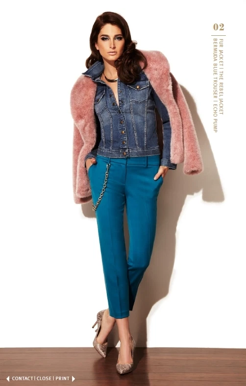 Pantalón turquesa al tobillo talla 2 NUEVO CON ETIQUETAS $169 ADIVINAR by Marciano Melanie Foto 3 de 4