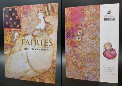 Yoshitaka Amano SIGNED AUTOGRAPHED Fairies HC 1st Ed 1st Print
