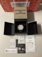 Omega X Swatch  Mission to Jupiter Moonswatch Speedmaster Authentic With Receipt