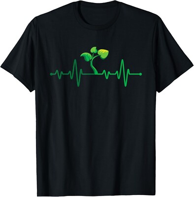 Plant Heartbeat - Botany Botanist Gardening Plant Lover Tee Gift Unisex T-Shirt