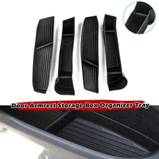 For Tesla Model Y 2020+ Soft TPE Door Armrest Handle Storage Box Organizer Tray