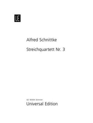 String Quartet No. 3 Set of parts string quartet Schnittke UE Wien 550