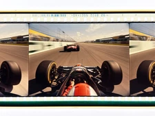 F1 RACING SCENE - 70mm IMAX Film Strip (3 Cells)