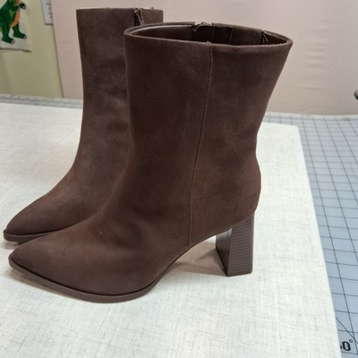 A New Day Women's 9 1/2 Brown/Thora  Faux Leather Boots. New w/Tag. Never Worn