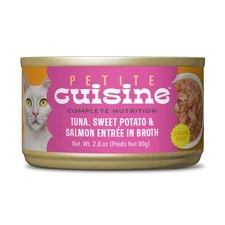 Grain Free Wet Cat Food, Aunt Molly's Tuna and Salmon with Sweet Potato, 2.8oz,