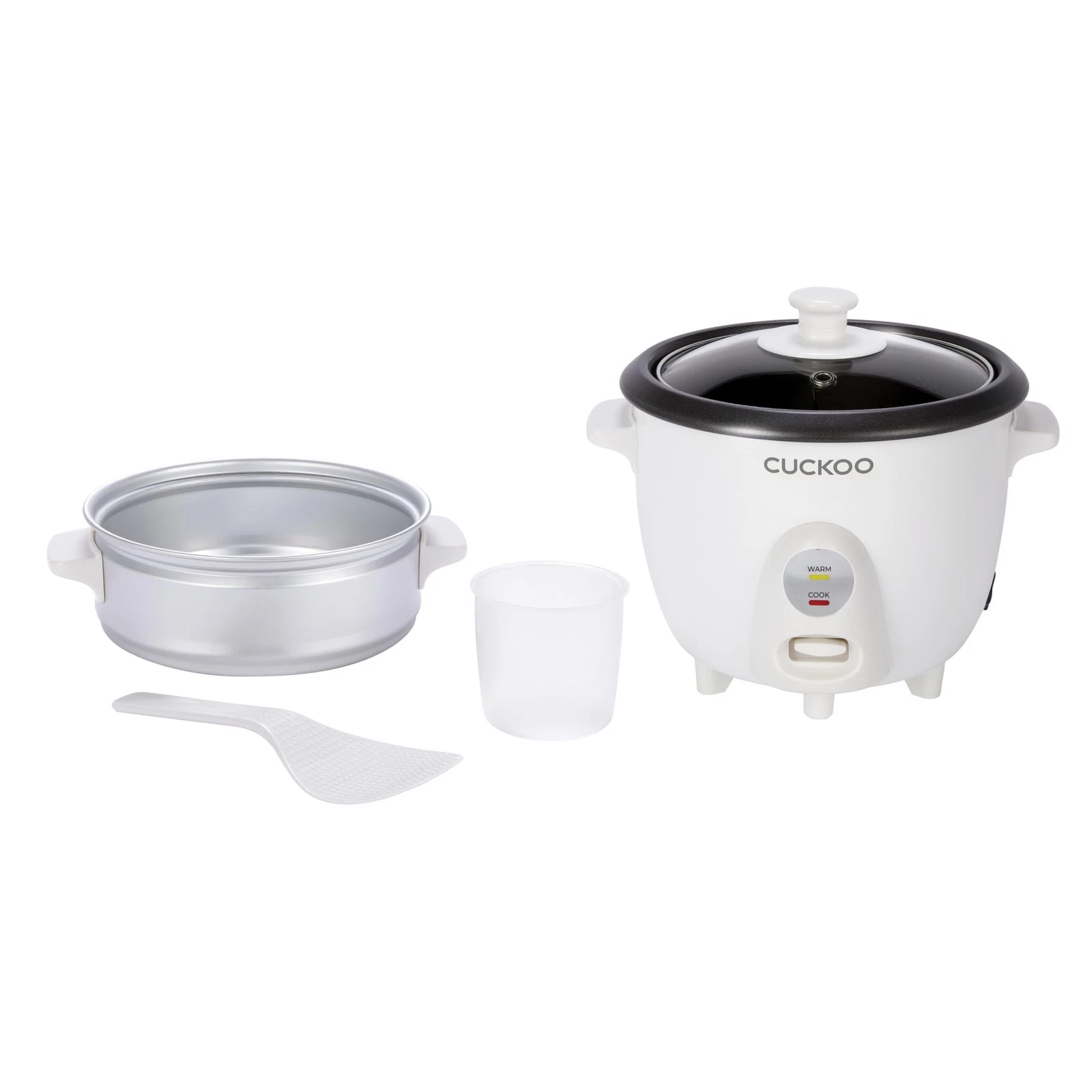 One Touch Rice Cooker 3-Cup (Uncooked) / 6-Cup (Cooked), Mini Rice Cooker & W...