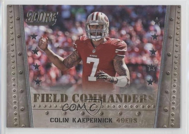 2014 Score Field Commanders Colin Kaepernick #FC3 0t2