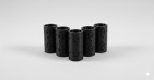 10 x BLACK UK Scout Woggle - Plastic 3D Printed - Next Day Dispatch - Made in UK
