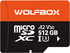 512GB Microsd Card with Adapter, up to 100Mb/S, U3 A2 V30 High Speed Transfer, S