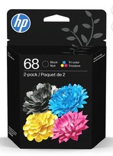 Genuine HP 68 B/C Ink Cartridge Combo For HP6152e 6155e 6552e Printer-OEM-2PK
