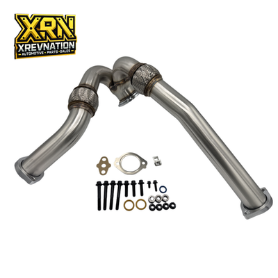 #ad #ad Heavy Duty Y Pipe Up Pipe Kit for 2003.5 2007 Ford 6.0L Powerstroke w Gaskets $275.95