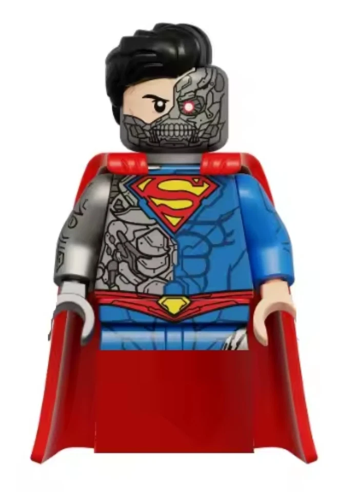 Lego Minifigure Cyborg Superman - Image 2 of 3