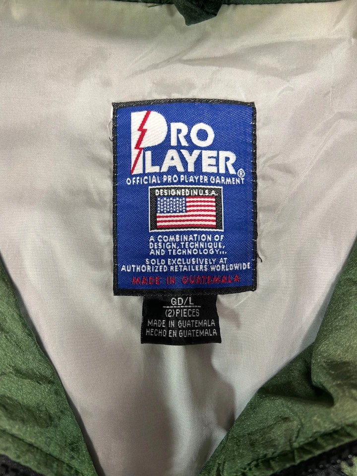 Chaqueta de Colección Años 90 Green Bay Packers NFL Bordada Cremallera Completa Talla Grande Foto 3 de 4