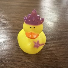 Rubber Duck Princess Purple Tiara Decor Car Home Office Cute Jeep Cruise Ducky