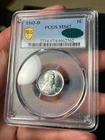 1943-D PCGS MS67 CAC Lincoln Wheat Cent Steel