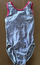 GK Elite child medium multi color sleeveless leotard ref 0315