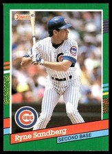 Ryne Sandberg 1991 Donruss #504 Chicago Cubs MLB READ FREE SHIPPING AutographDen