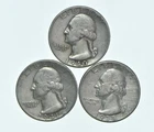 TOUGH 1941 1940 1938 Washington Quarter 90% Silver Lot *797