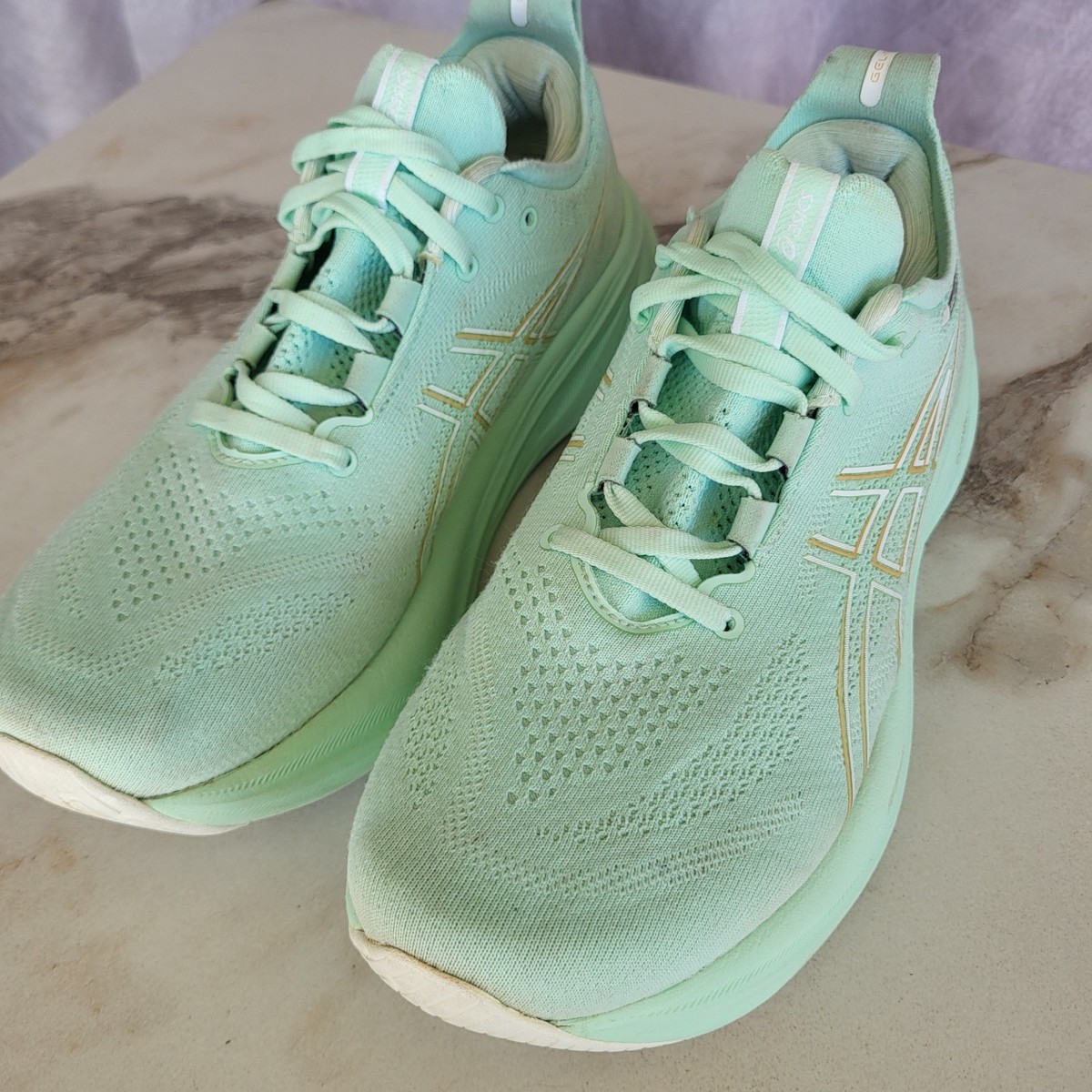 Asics Gel Nimbus 26 Mint Green Women's Size 9.5 | eBay