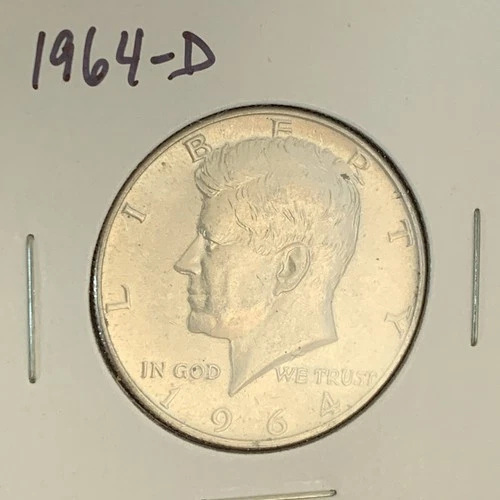 New Listing1964 D Kennedy Silver Half Dollar AU