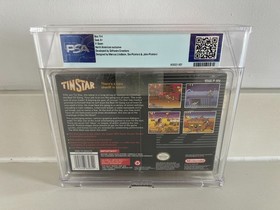 Tin Star (SNES, Super NES) PSA 9.4 A+ New Sealed Graded WATA CGC VGA 1st Print!