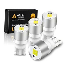 4x T10 194 168 LED Bulbs W5W 2825 175 158 CAN-Bus, 6000K White License,
