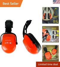 30dB Adjustable Safety Earmuffs for Hard Hats - Durable and Lightweight Design
