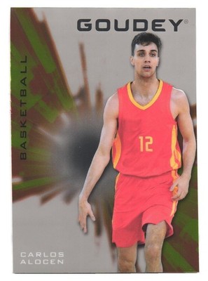 2021 Upper Deck Goodwin Champions Platinum Basketball Carlos Alocen