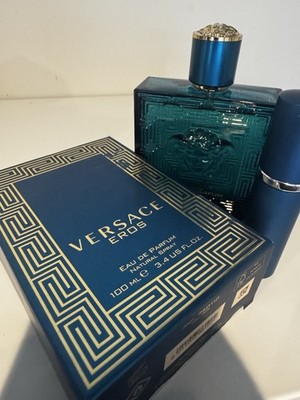 Versace Eros Men's 3.4oz Men's Eau de Parfum 100% Authentic! We ship fast!
