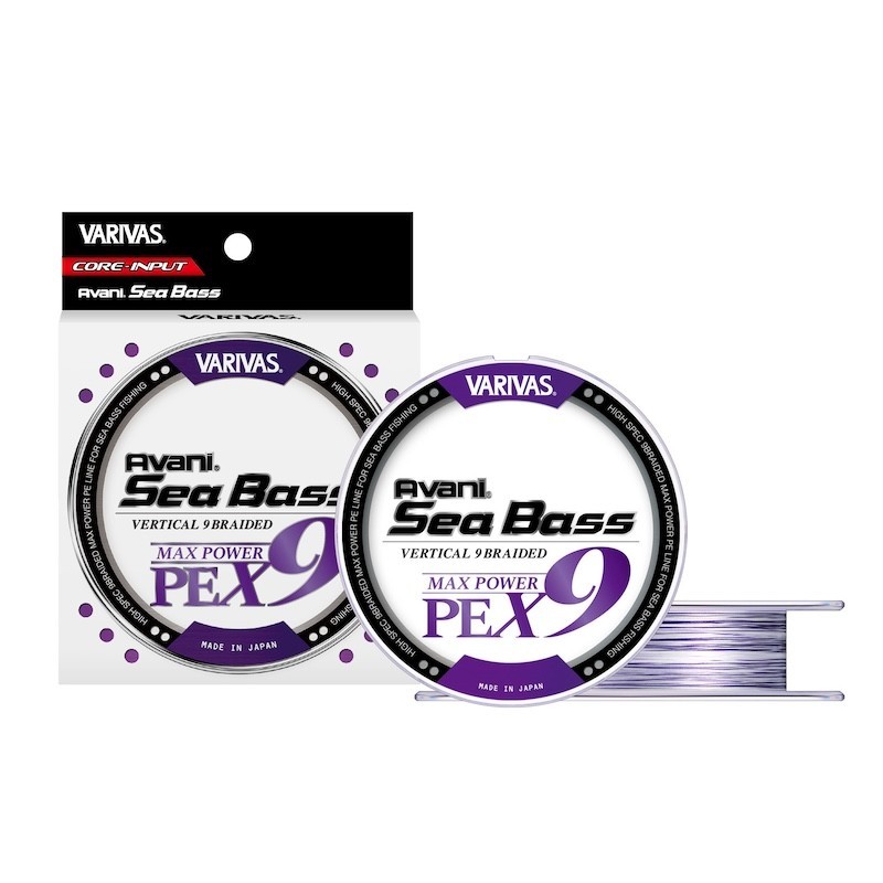 Varivas Max Power PE X9 Seabass tresse de pêche en mer bar lançon leurre 150m
