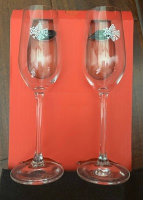 Riedel Partida Tequila Glasses Set of 2 Unique Partida Logo Emblem - NEW