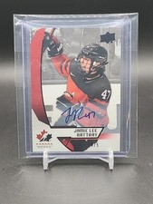 2019 Team Canada Women Auto Jamie Lee Rattray /5 Team Canada 
