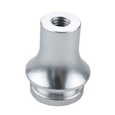 Shift KNOB Boot Retainer/Adapter for Manual Gear Shifter Lever 12X1.25 Silver