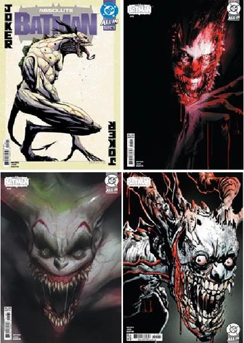 (2025) ABSOLUTE BATMAN #15 1st PRINT 4 Variant Cover SET! Jock! Bolland! Oliver!