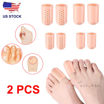 1 Pair Silicone Toe Protector Toe Cap Toe Guards Cushion for Corn Callus