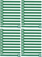40 Hook and Loop Cable Ties 150mm x 22mm Green Reusable Hook and Loop Cable Hook and Loop Tape