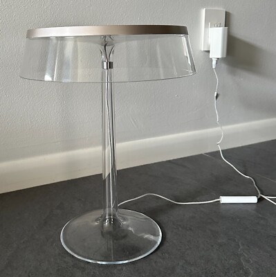 FLOS BON JOUR LED Table Lamp with transparent crown Designed by Philippe Starck
