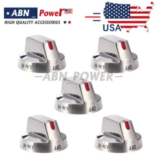 DG64-00473A Top Burner Control Knob Replacement For Samsung Range/Oven (5pcs