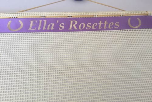 PERSONALISED Rosette Holder From Display Your Rosettes UK Show Rosettes - Picture 10 of 12