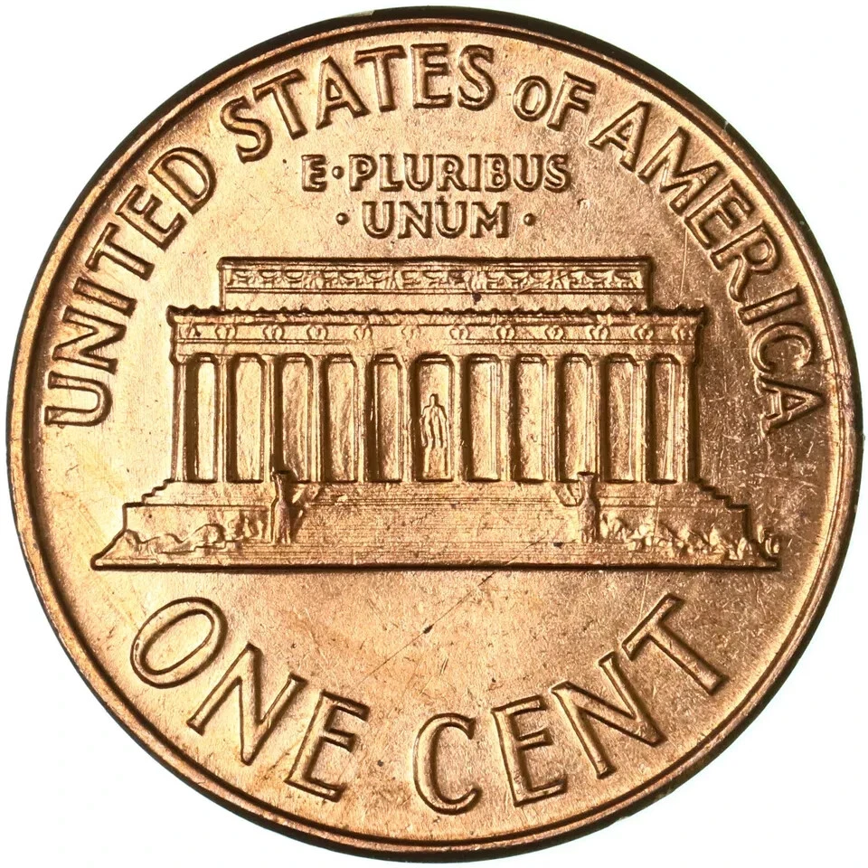 1964 D Lincoln Memorial Cent Uncirculated US Mint - Image 2 of 2