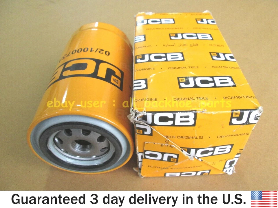 JCB BACKHOE - GENUINE JCB ELEMENT OIL FILTER (PART NO. 02/100073 02/100073A) - Image 2 of 4