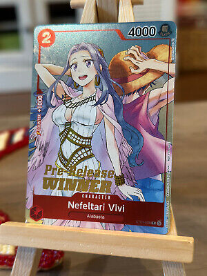 Nefeltari Vivi Winner Pre-Release One Piece Card ST01-009 Nefeltari Vivi Winner Pre-Release One Piece Card ST01-009